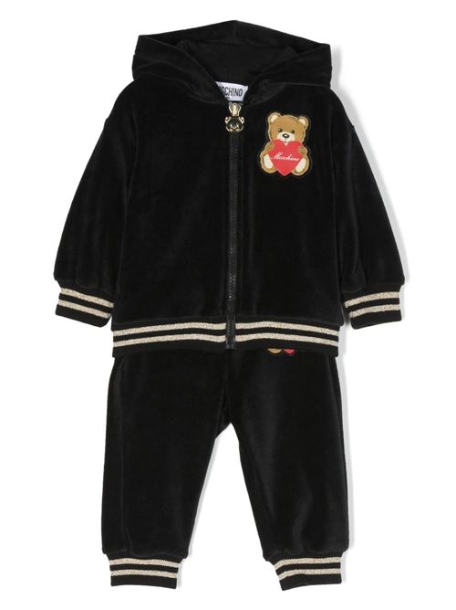 Tuta neonata con zip MOSCHINO BABY | MAK01VLGA0760100
